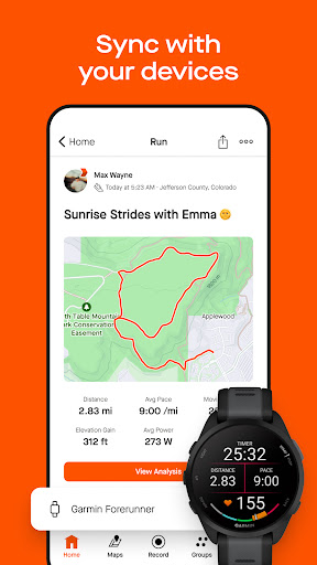 Strava Run Bike Hike VARY screenshots 3