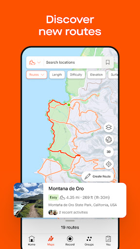 Strava Run Bike Hike VARY screenshots 5