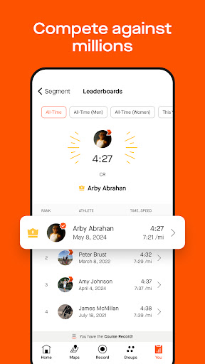 Strava Run Bike Hike VARY screenshots 7